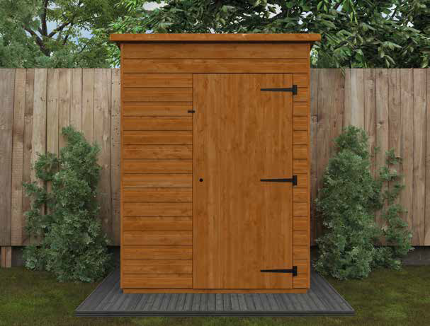 5ft x 3ft Pent Toolshed