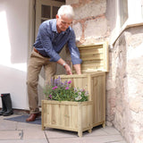 Parcel Store with Planter