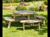 Rose Round Picnic Table
