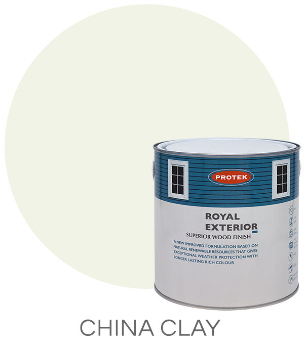 Protek Royal Exterior Wood Finish - China Clay 5Ltr