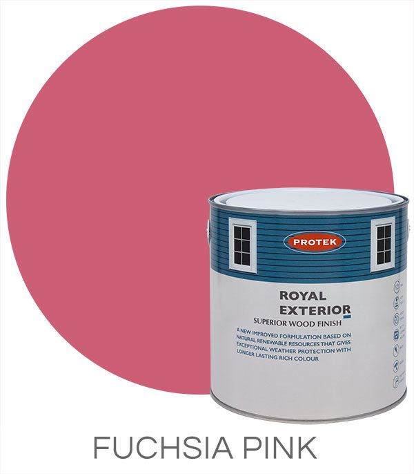 Protek Royal Exterior Wood Finish - Fuchsia Pink 5Ltr