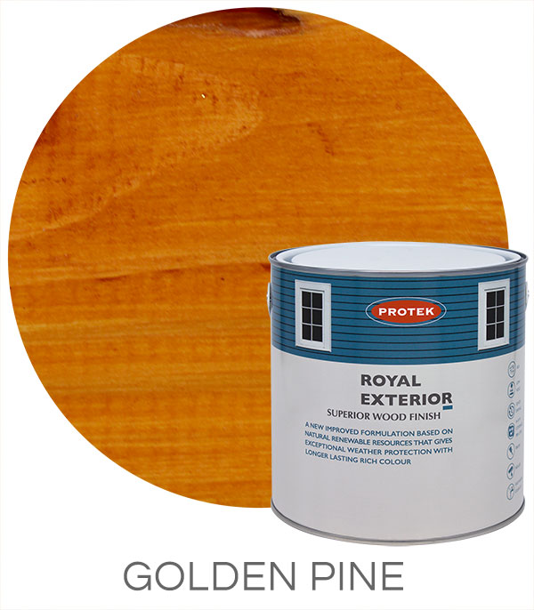 Protek Royal Exterior Wood Finish - Golden Pine 5Ltr