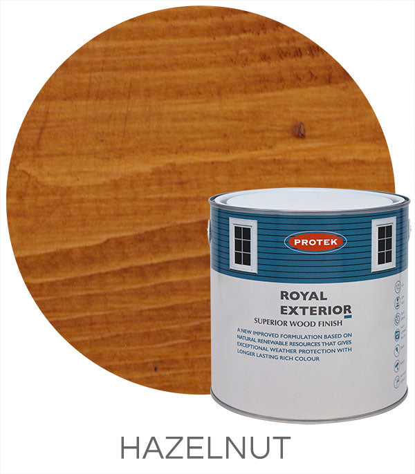 Protek Royal Exterior Wood Finish - Hazelnut 5Ltr